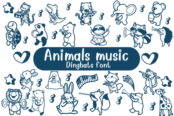 Animals Music Font - Featured Image