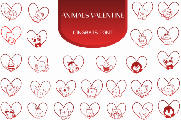 Animals Valentine Font - Featured Image