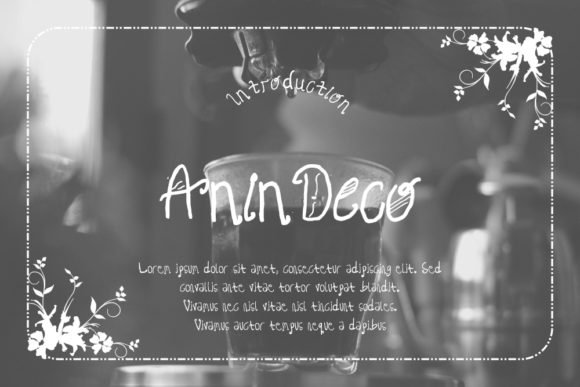 Anin Deco Font - Featured Image