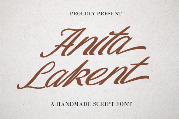 Anita Lakent Font - Featured Image