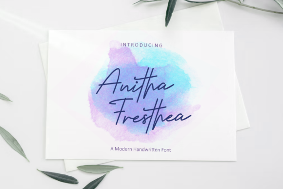 Anitha Fresthea Font - Featured Image