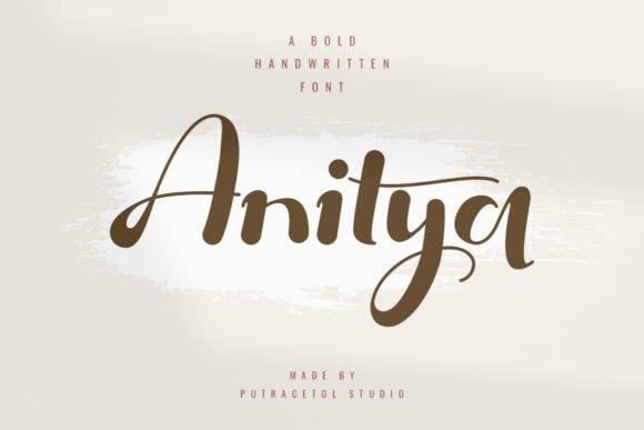 Anitya Font - Featured Image