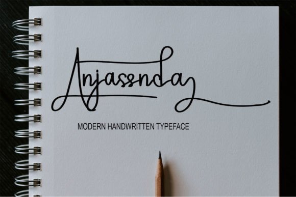 Anjassnda Font - Featured Image