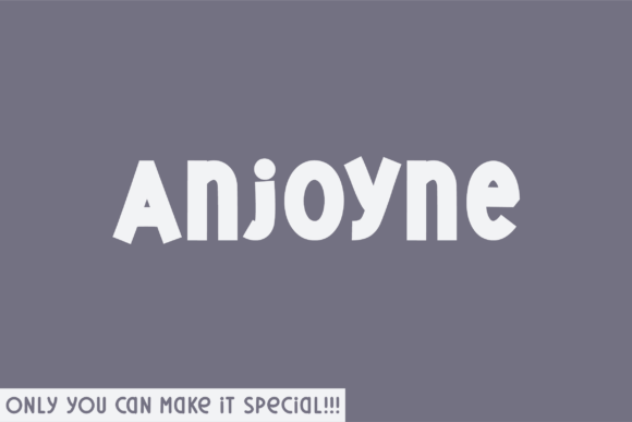 Anjoyne Font - Featured Image