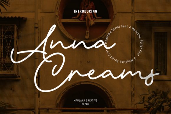 Anna Creams Font - Featured Image