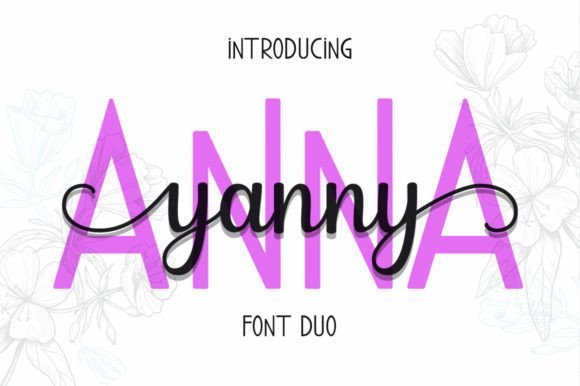Anna Yanny Font - Featured Image