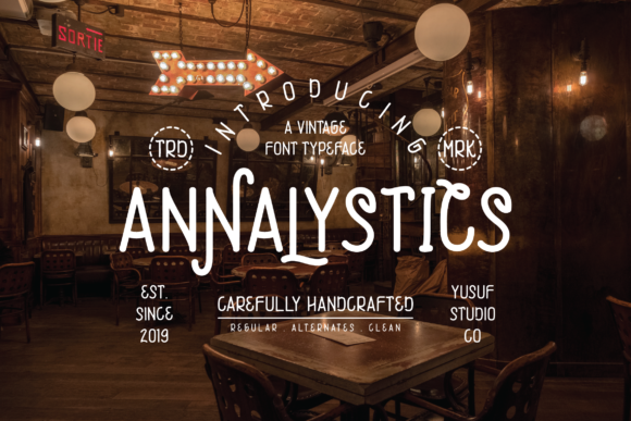 Annalystics Font - Featured Image