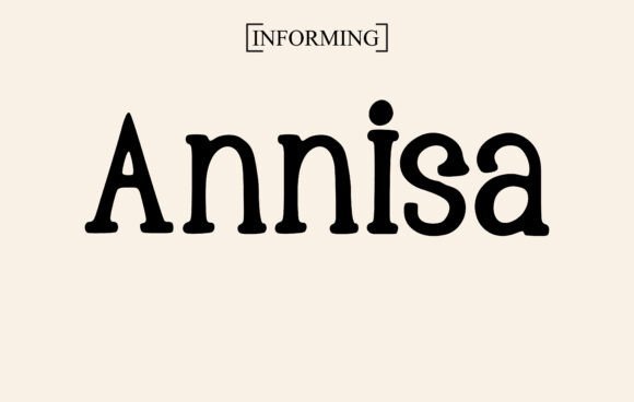 Annisa Font - Featured Image
