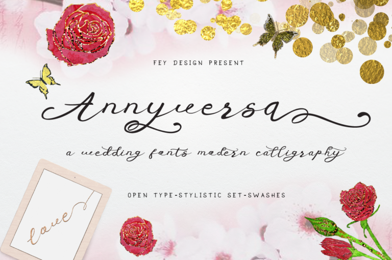 Anniversa Font - Featured Image