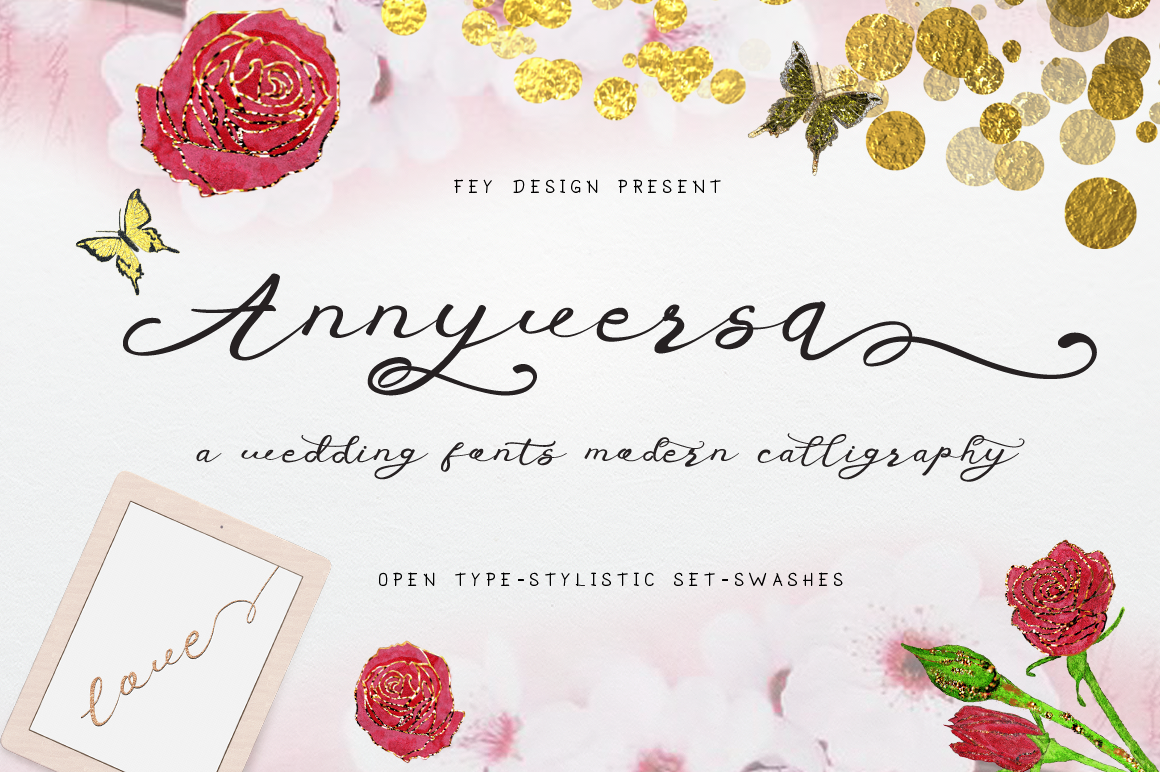 Anniversa Font - Featured Image