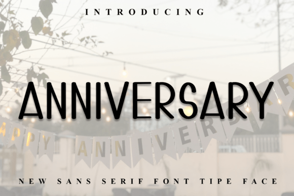 Anniversary Font - Featured Image