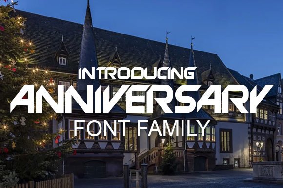 Anniversary Font - Featured Image