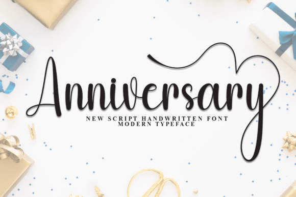 Anniversary Font - Featured Image