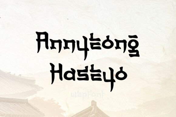 Annyeong Haseyo Font - Featured Image