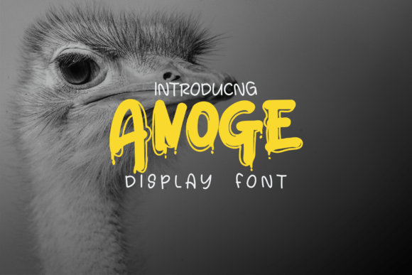 Anoge Font - Featured Image