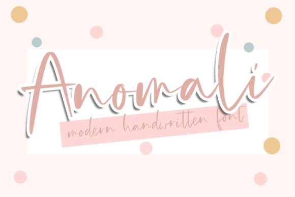 Anomali Font - Featured Image