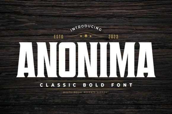 Anonima Font - Featured Image