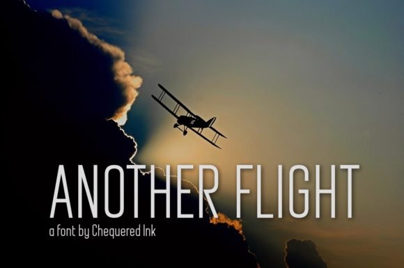 Another Flight Font - Featured Image