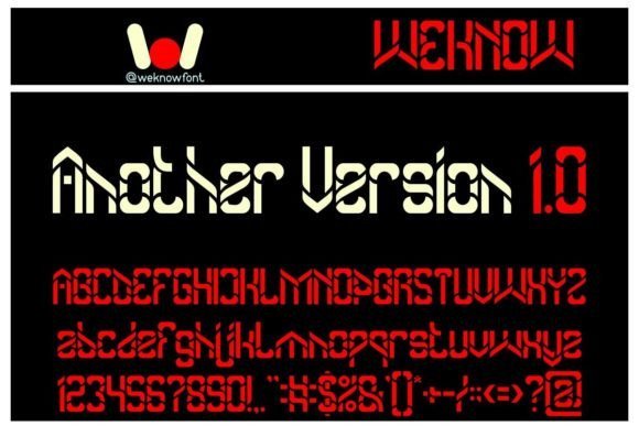 Another Version Font - Featured Image