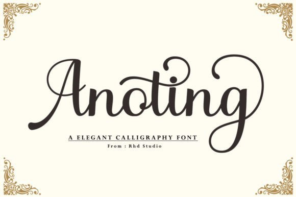 Anoting Font - Featured Image