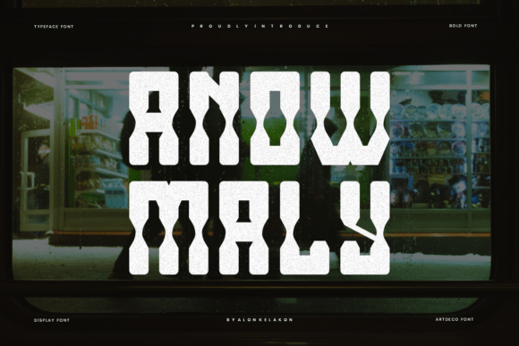 Anowmaly Font - Featured Image