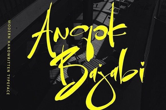 Anqok Bajabi Font - Featured Image
