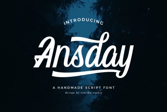 Ansday Font - Featured Image