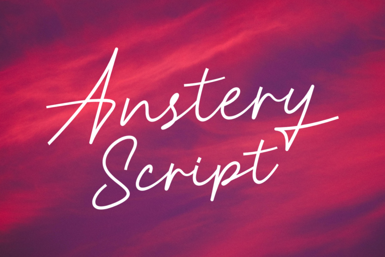 Anstery Font - Featured Image