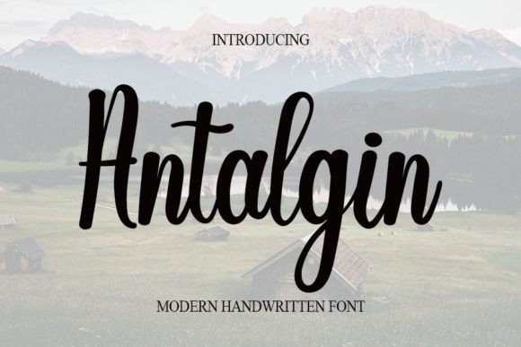 Antalgin Font - Featured Image