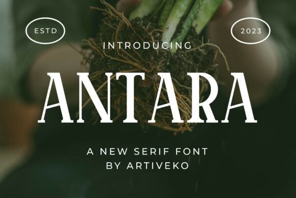 Antara Font - Featured Image