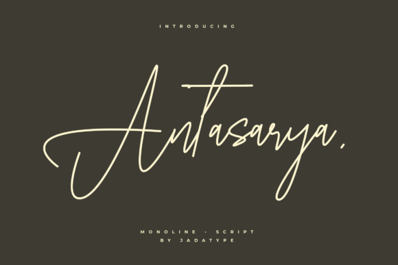 Antasarya Font - Featured Image