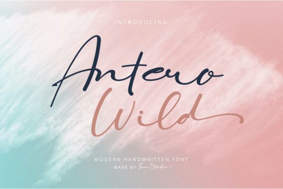 Antero Wild Font - Featured Image