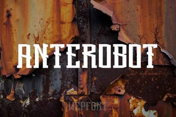 Anterobot Font - Featured Image