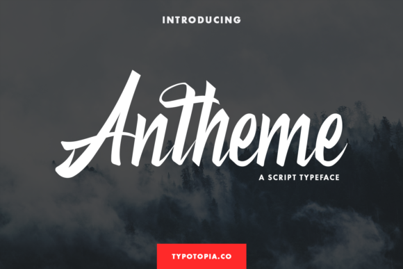 Antheme Font - Featured Image
