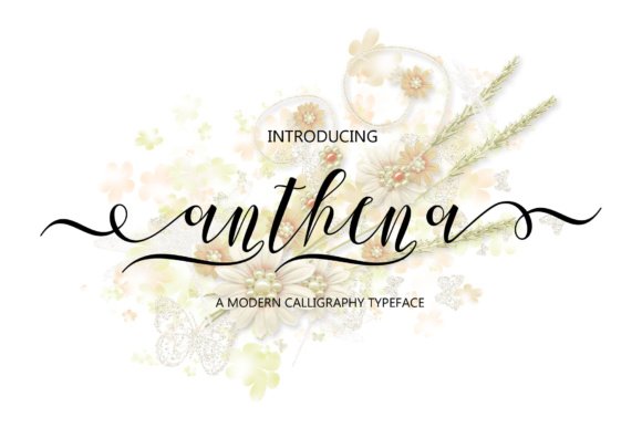 Anthena Script Font - Featured Image