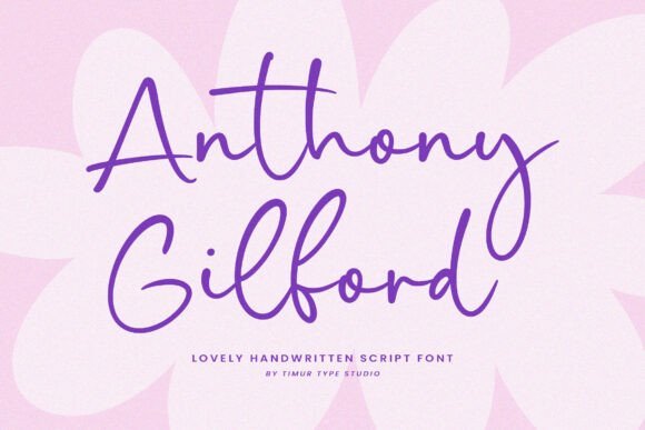 Anthony Gilford Font - Featured Image