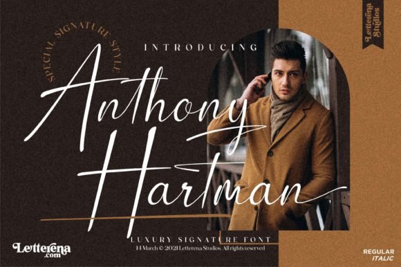 Anthony Hartman Font - Featured Image