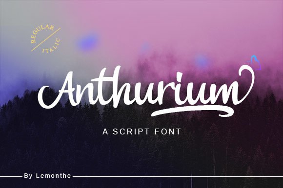 Anthurium Font - Featured Image