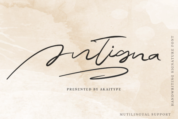 Antigna Font - Featured Image