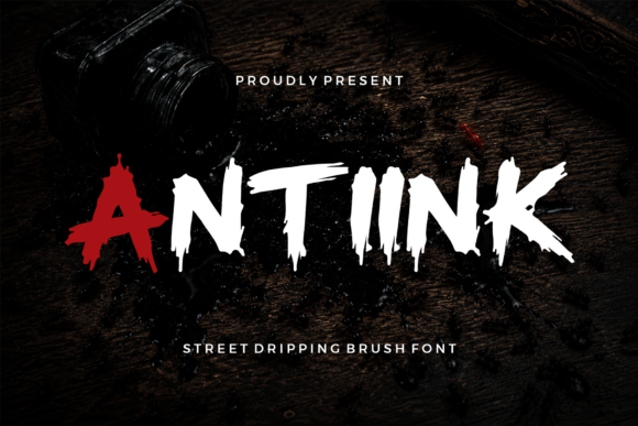 Antiink Font - Featured Image