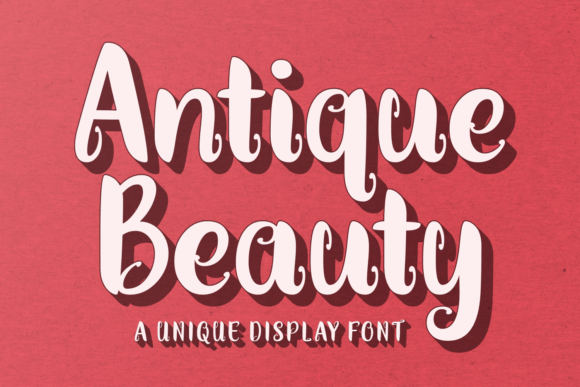 Antique Beauty Font - Featured Image
