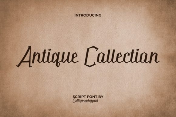 Antique Collection Font - Featured Image