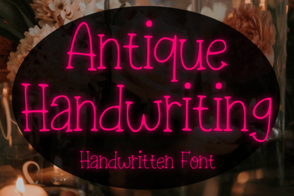 Antique Handwriting Font - Featured Image