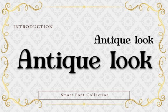 Antique Look Font - Featured Image