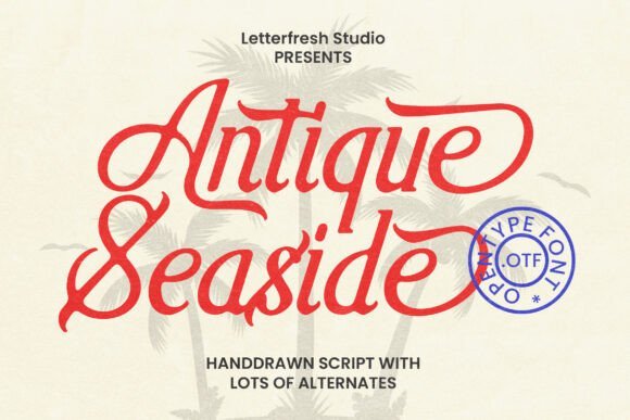Antique Seaside Font - Featured Image