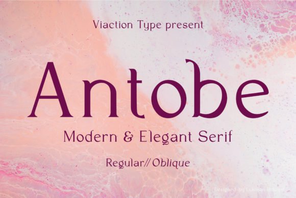 Antobe Font - Featured Image