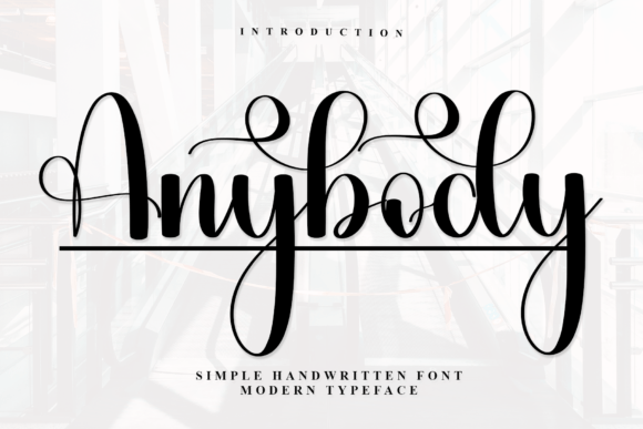 Anybody Font - Featured Image
