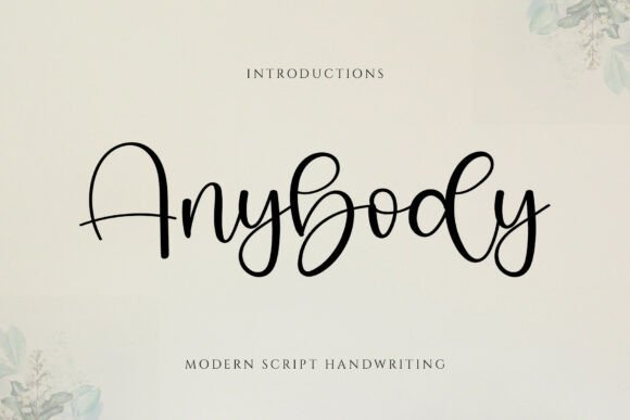 Anybody Font - Featured Image