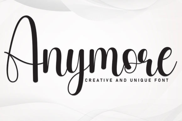 Anymore Font - Featured Image