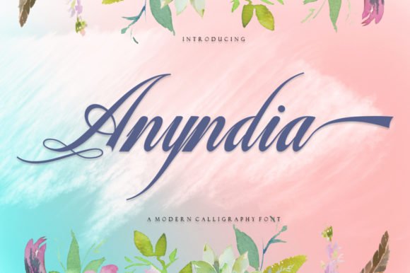 Anyndia Font - Featured Image